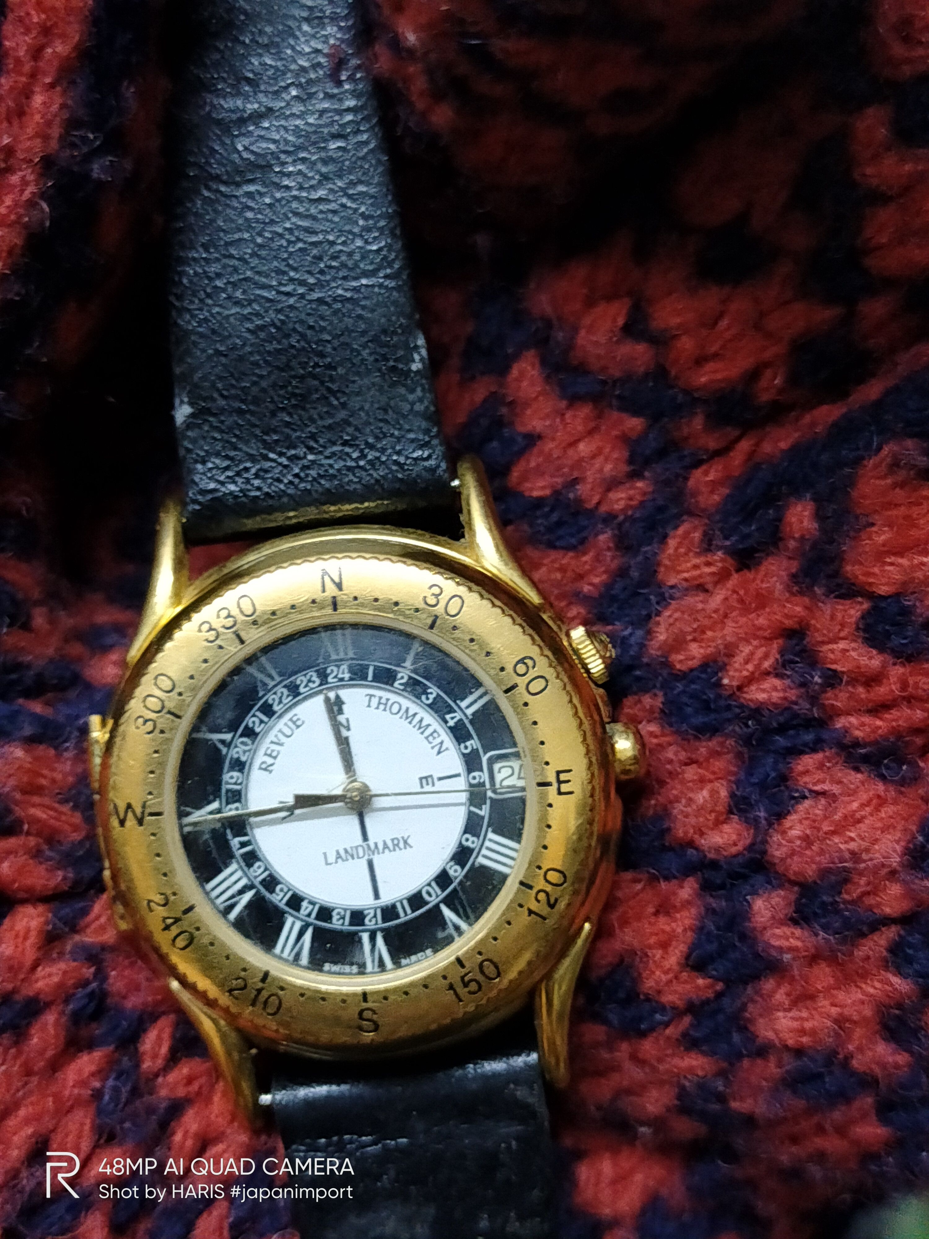 Japanese Brand RETRO REVEU THOMMEN LANDMARK 🔥🤩 SUPER RARE ITEM Size ONE SIZE - 8 Thumbnail