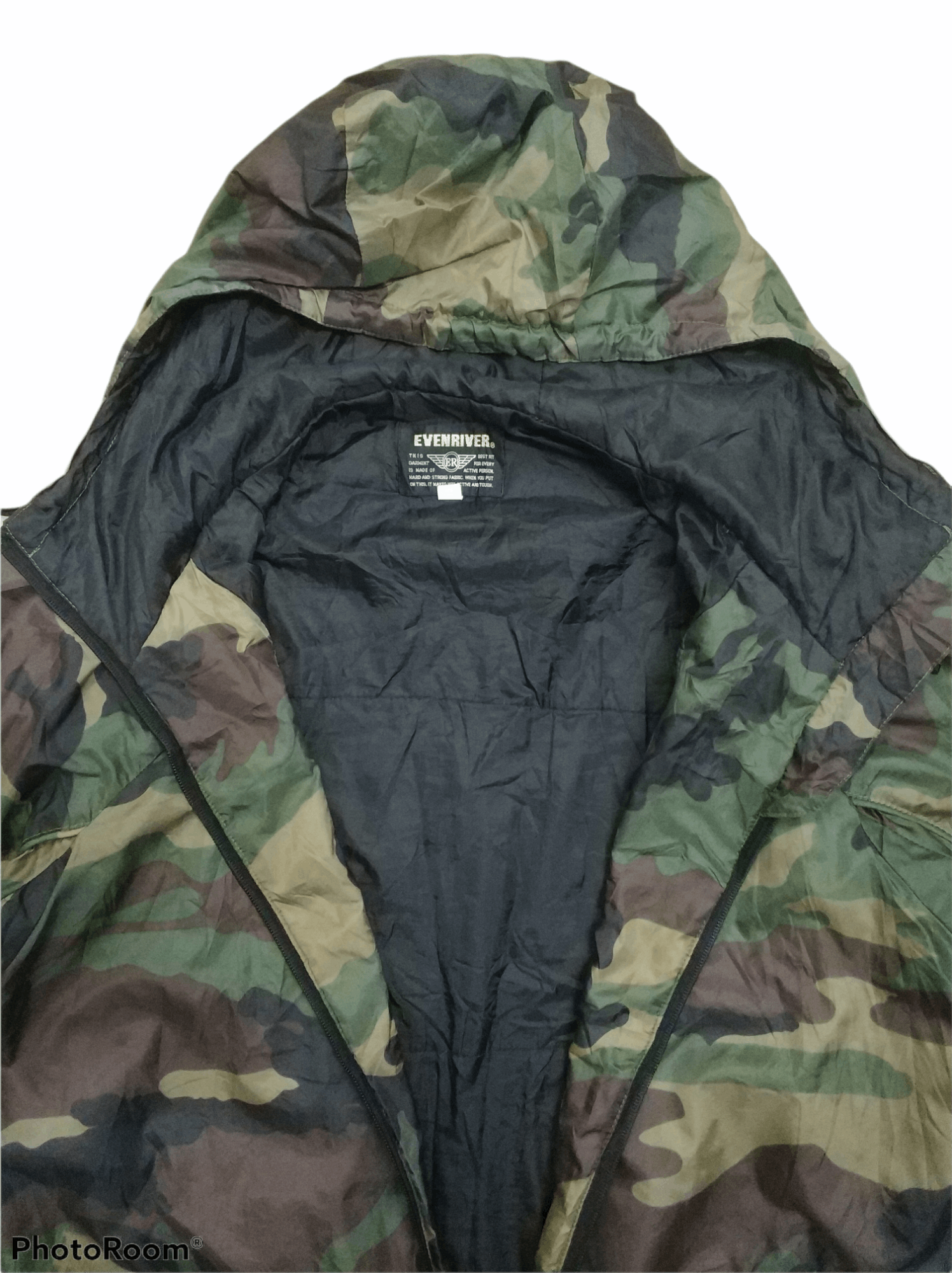 Japanese Brand 🔥Evenriver Camo Windbreaker Hoodies Jacket Size US M / EU 48-50 / 2 - 5 Thumbnail