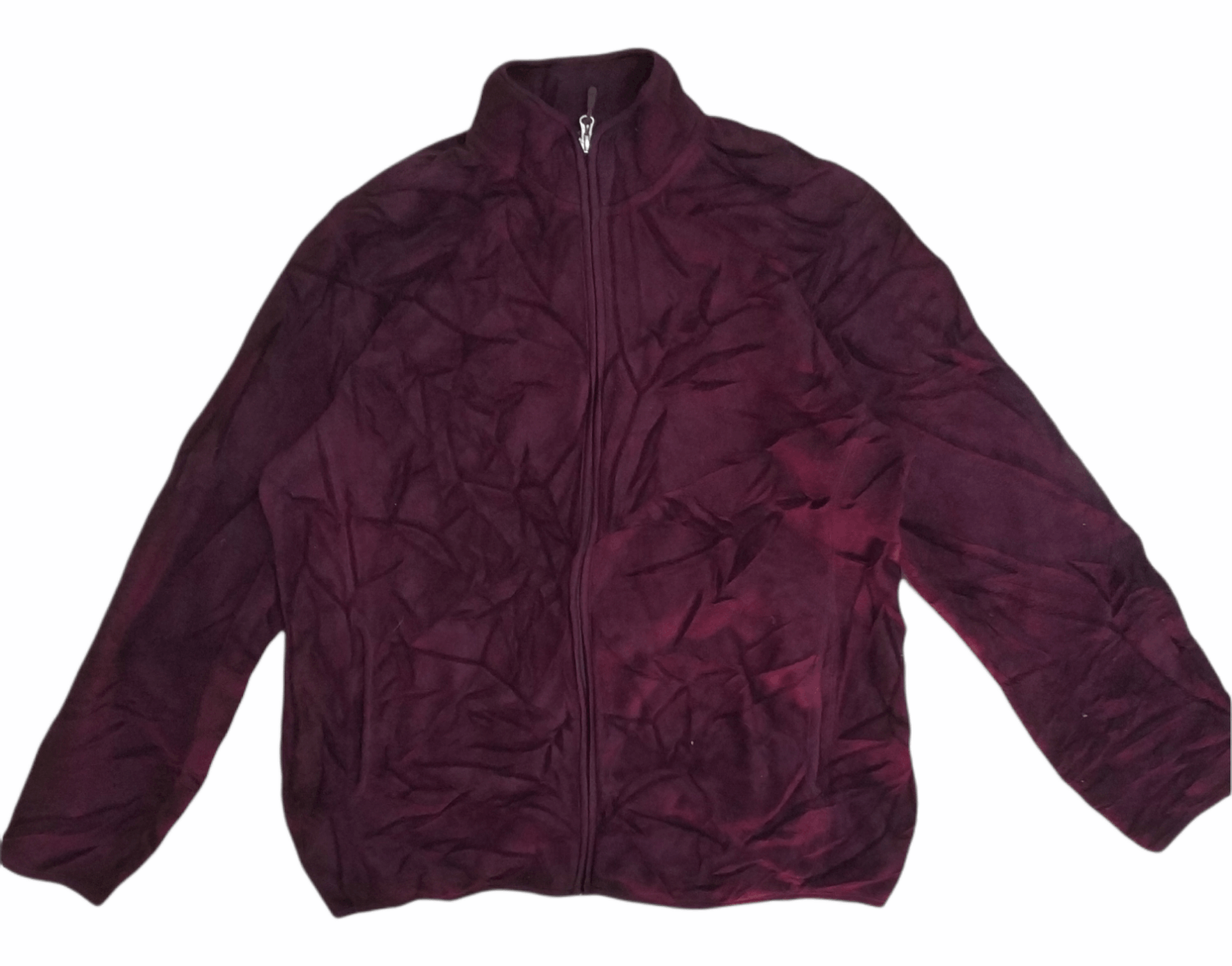Japanese Brand 🔥Maroon Uniqlo Zipper Fleece Jacket Size US M / EU 48-50 / 2 - 1 Thumbnail