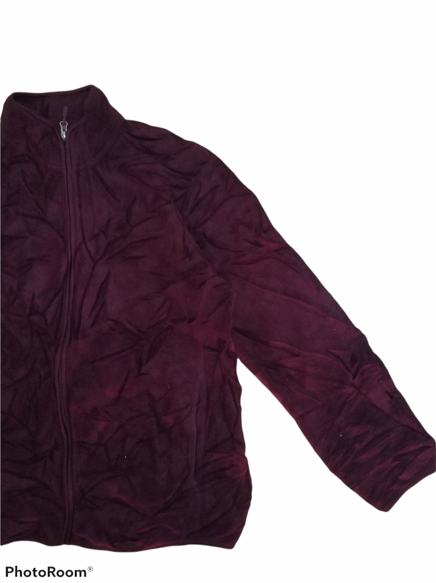 Japanese Brand 🔥Maroon Uniqlo Zipper Fleece Jacket Size US M / EU 48-50 / 2 - 3 Thumbnail