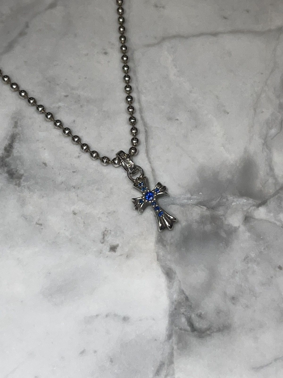 Chrome Hearts Blue Sapphire Baby Fat Charm | Grailed