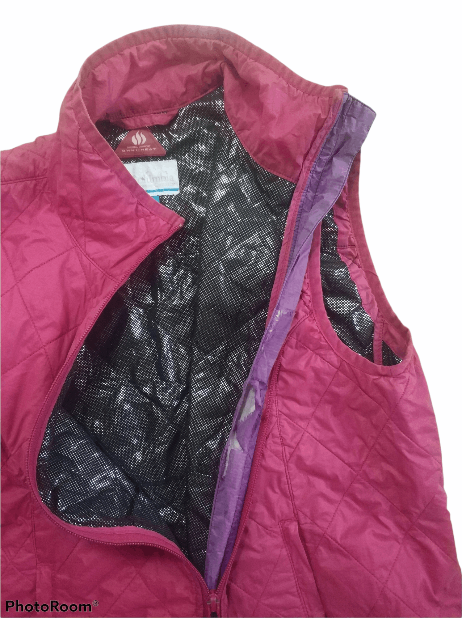 Columbia 🔥Pink Omniheat Columbia Quilted Vest Size M / US 6-8 / IT 42-44 - 2 Thumbnail