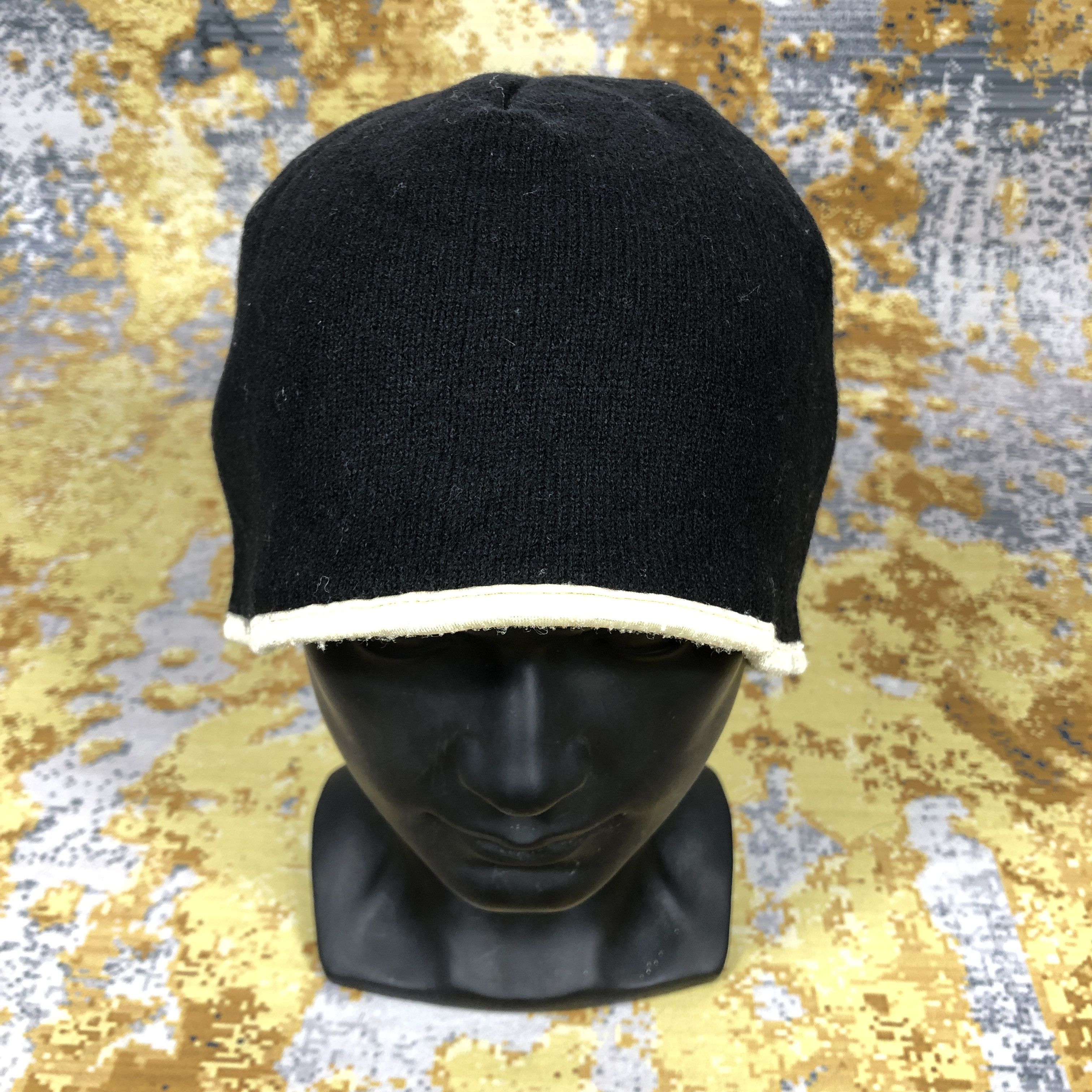 image of Undercover Black Beanie Hat, Men's