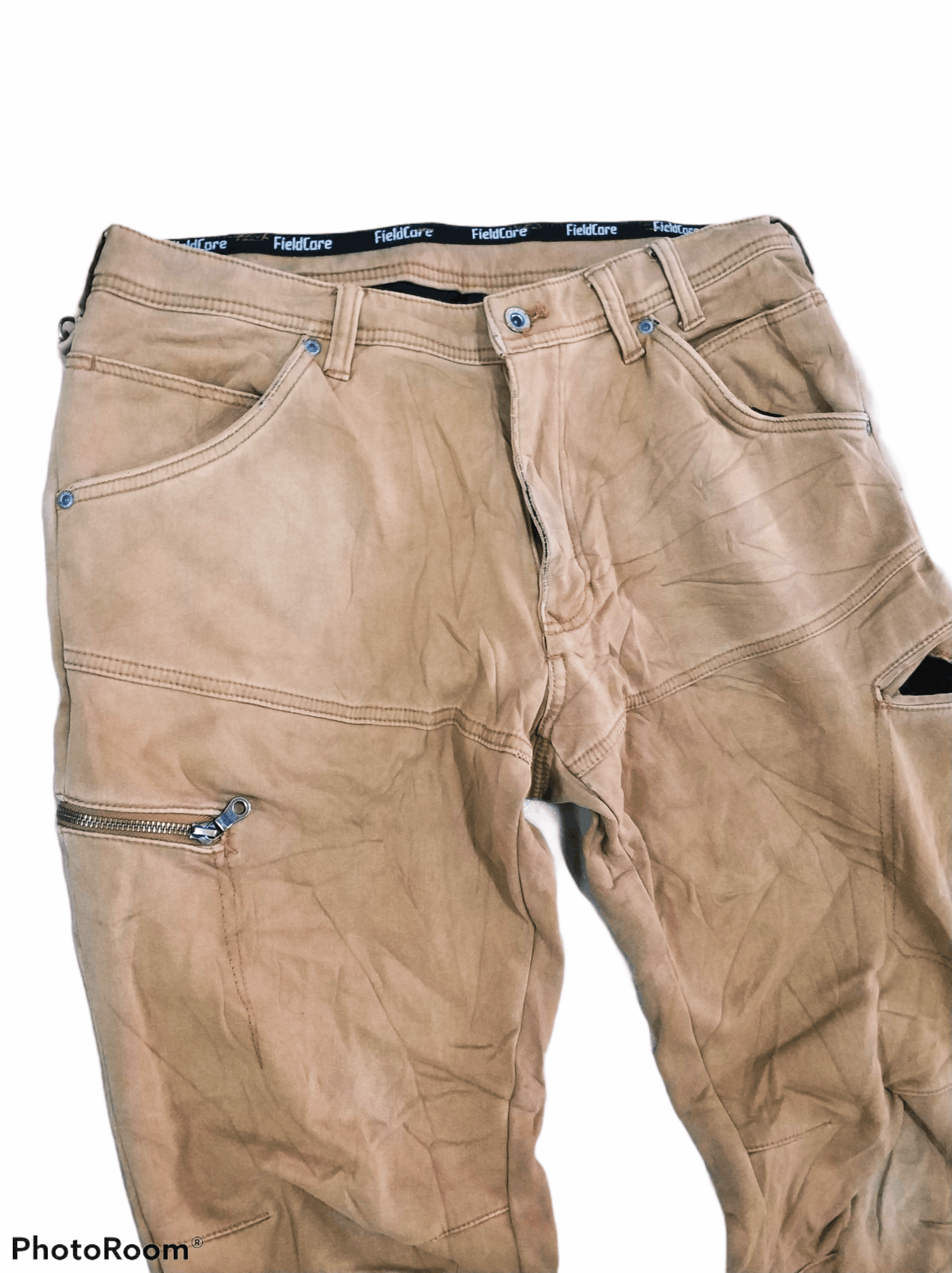 Japanese Brand 🔥Distressed Six Pockets Fieldcore Cargo Pants Size US 33 - 3 Thumbnail