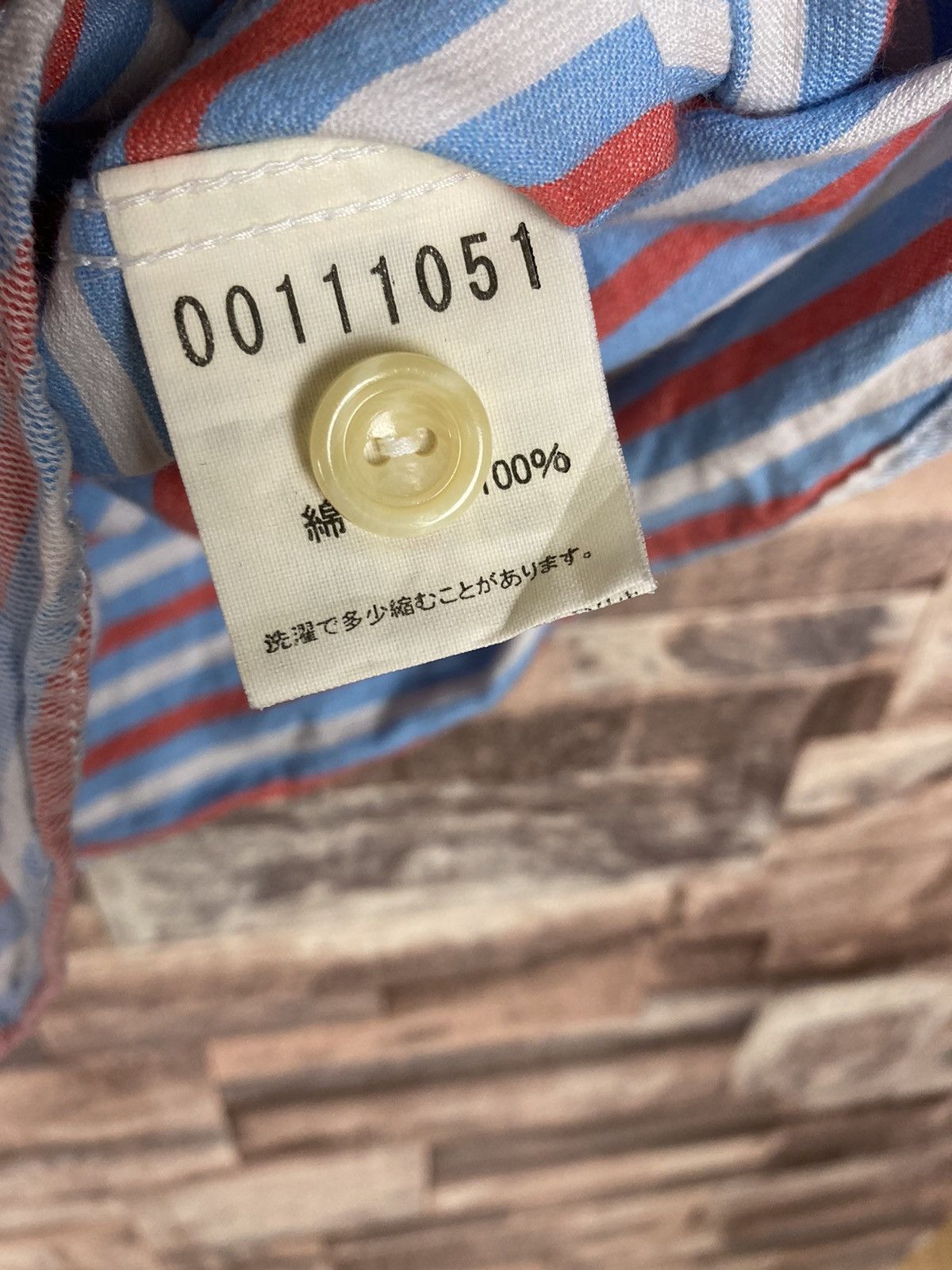 ABAHOUSE Abahouse button tee #T24-2 Size US M / EU 48-50 / 2 - 6 Thumbnail