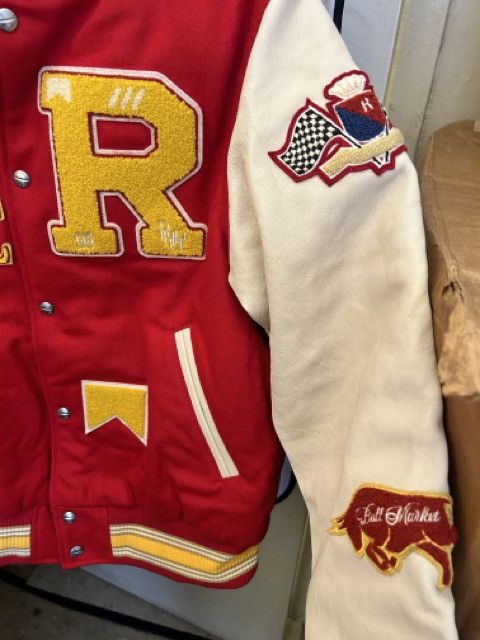 Rhude RHUDE BULL MARKET VARSITY JACKET - RED Size US S / EU 44-46 / 1 - 4 Thumbnail