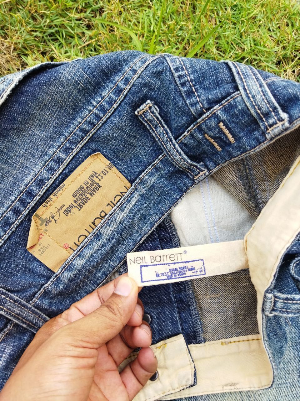 Neil Barrett Neil Barrett Denim Shortpants - Size 31 Size US 31 - 7 Thumbnail