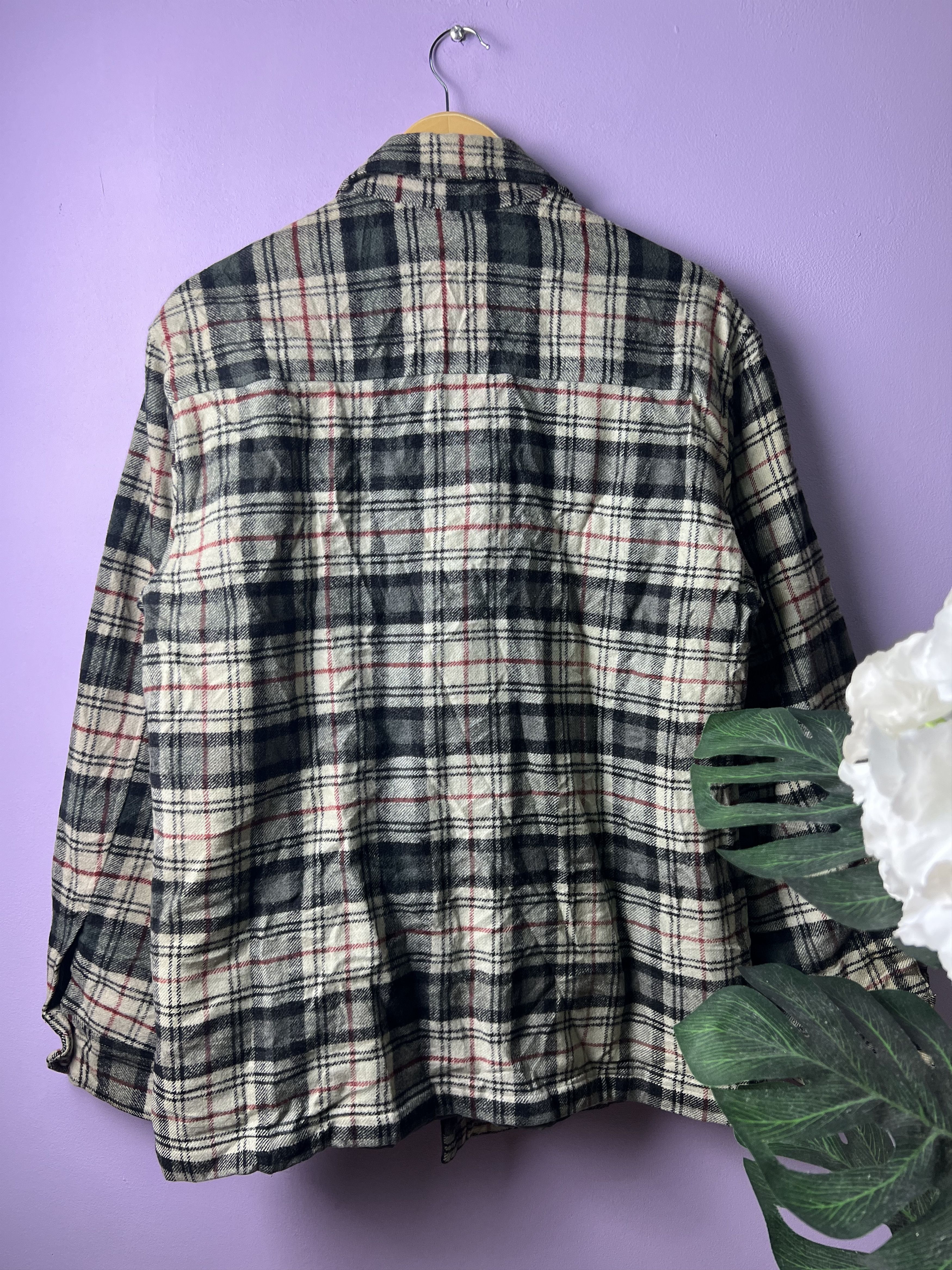 Japanese Brand 🔥Uniqlo Checkered Flannel Quilted Jackets Size US M / EU 48-50 / 2 - 3 Thumbnail