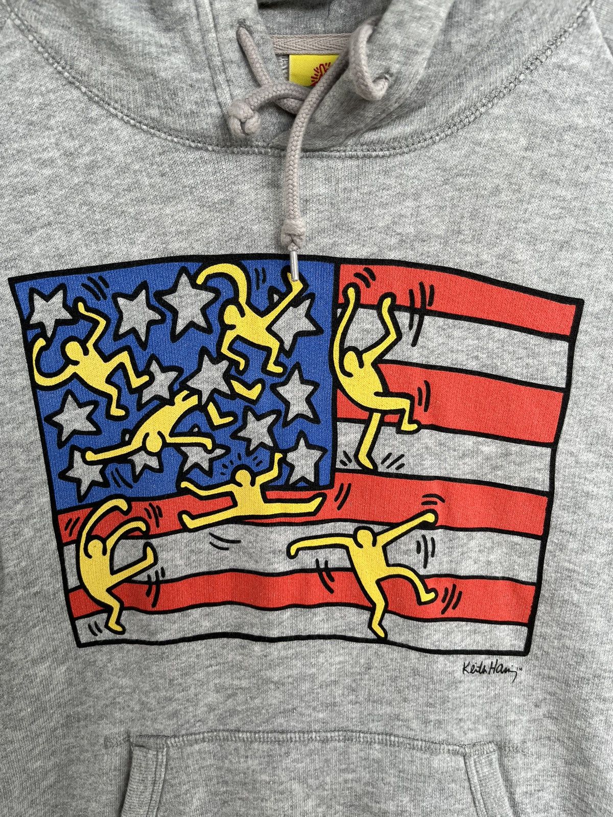 Japanese Brand Vintage Y2K Keith Haring American People Art Hoodie Size S / US 4 / IT 40 - 3 Thumbnail