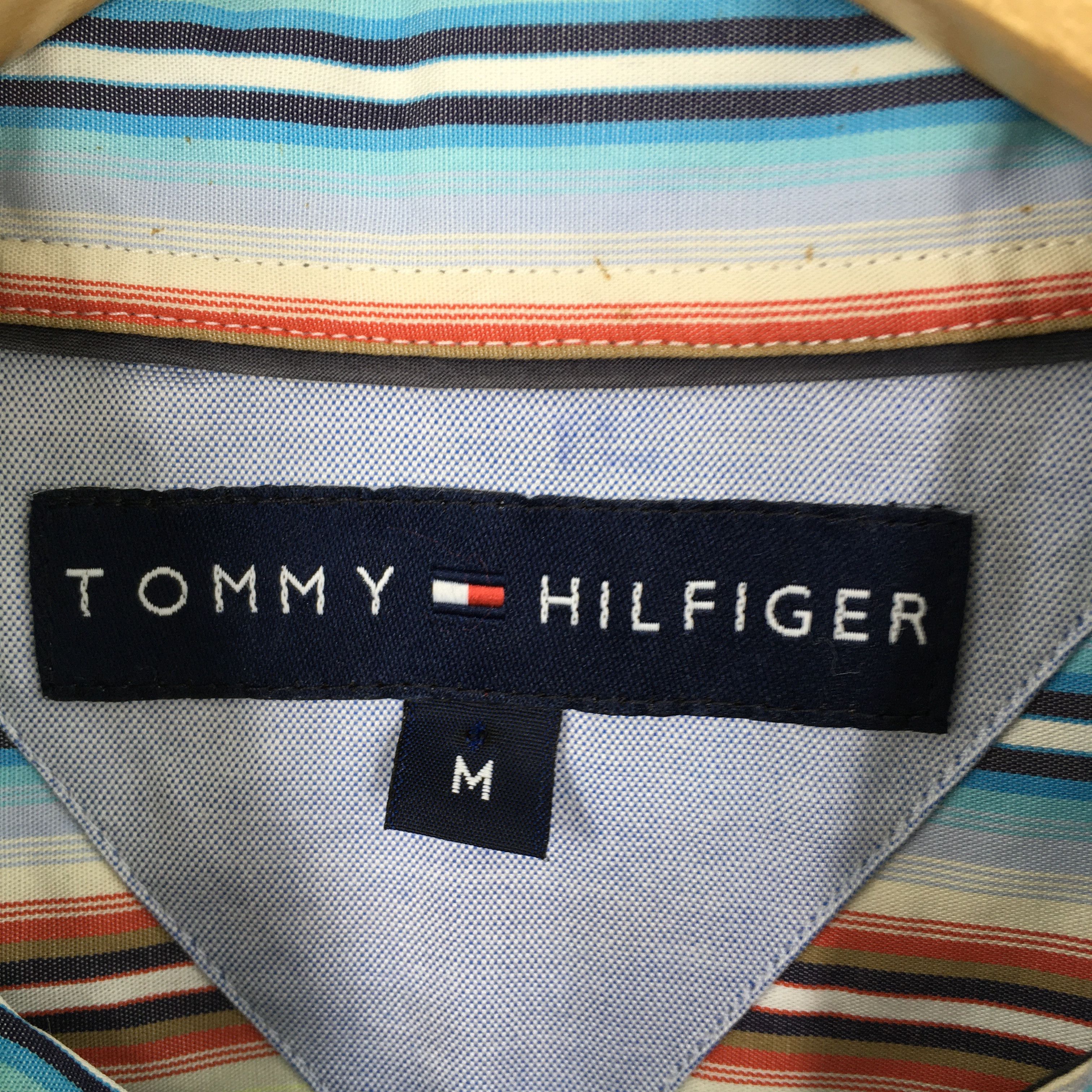 Tommy Hilfiger × Vintage Vintage 1990's Tommy Hilfiger Stripes Oxfords Medium Size US M / EU 48-50 / 2 - 6 Thumbnail