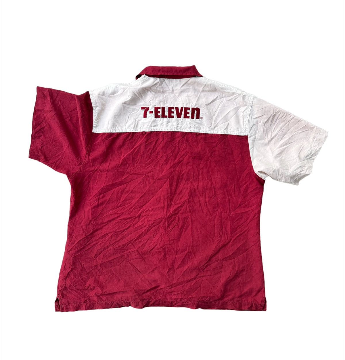 Japanese Brand × Uniform Wares × Vintage Vintage 7eleven uniform zipper shirts Size US XL / EU 56 / 4 - 3 Thumbnail