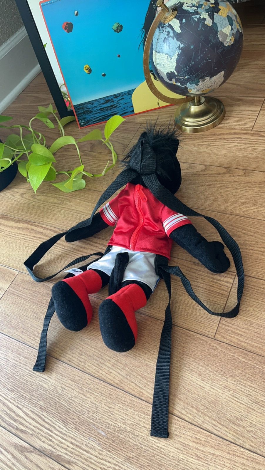Vintage Y2k plush backpack SMU college mascot NEW Size ONE SIZE - 3 Thumbnail