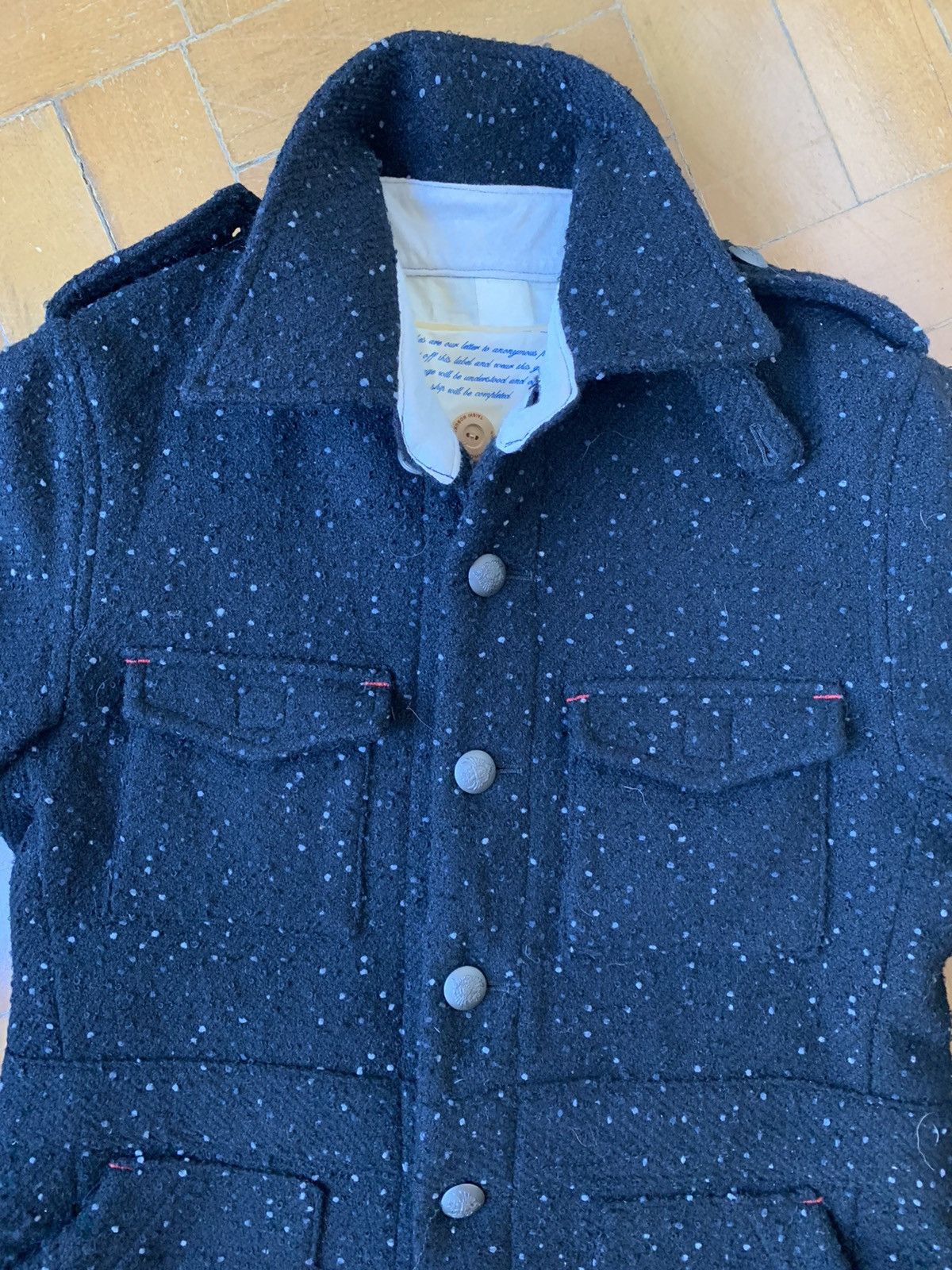 Taishi Nobukuni Handmade In Japan Wool Blend blazer With Leather Elbows Size US M / EU 48-50 / 2 - 3 Thumbnail