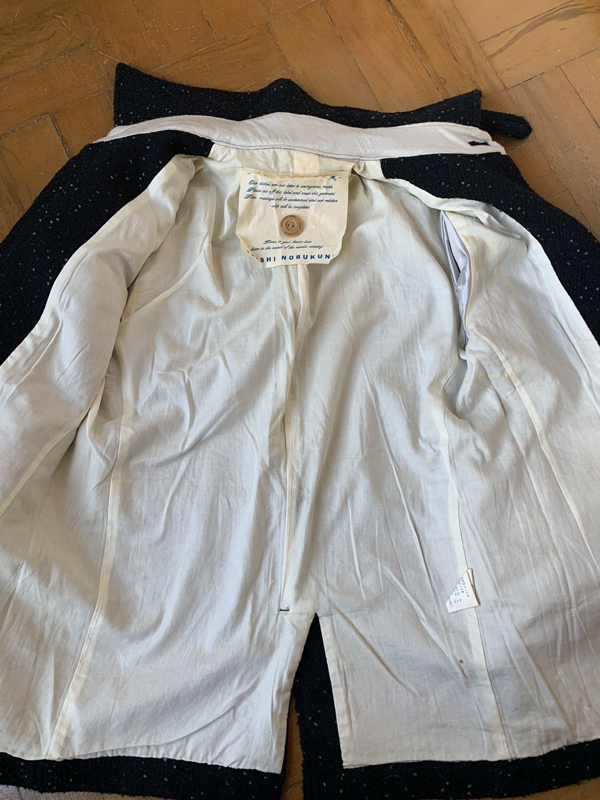 Taishi Nobukuni Handmade In Japan Wool Blend blazer With Leather Elbows Size US M / EU 48-50 / 2 - 9 Thumbnail