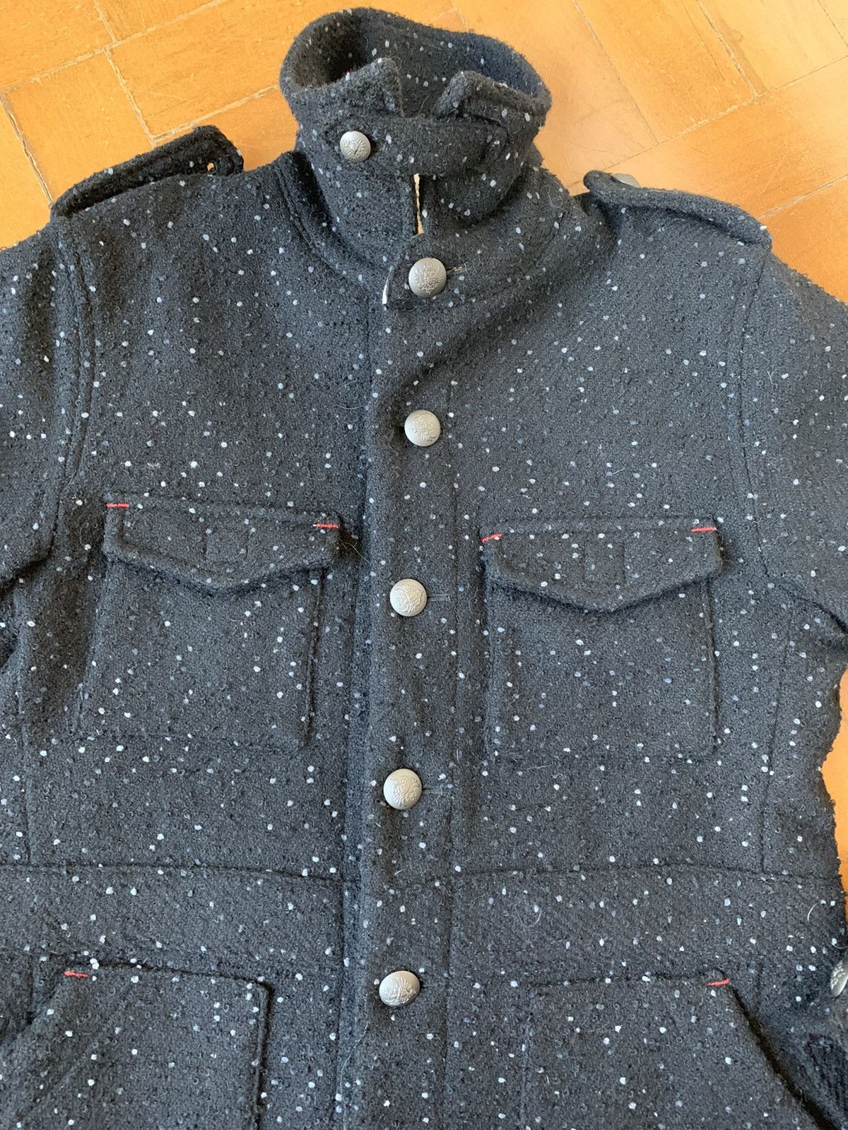 Taishi Nobukuni Handmade In Japan Wool Blend blazer With Leather Elbows Size US M / EU 48-50 / 2 - 7 Thumbnail
