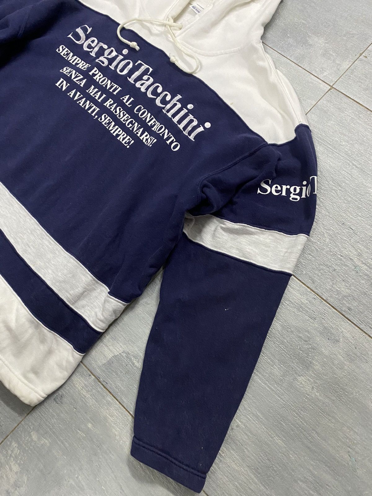 Sergio Tacchini VTG 90’s Sergio Tucchini Hoodie Size US L / EU 52-54 / 3 - 4 Thumbnail