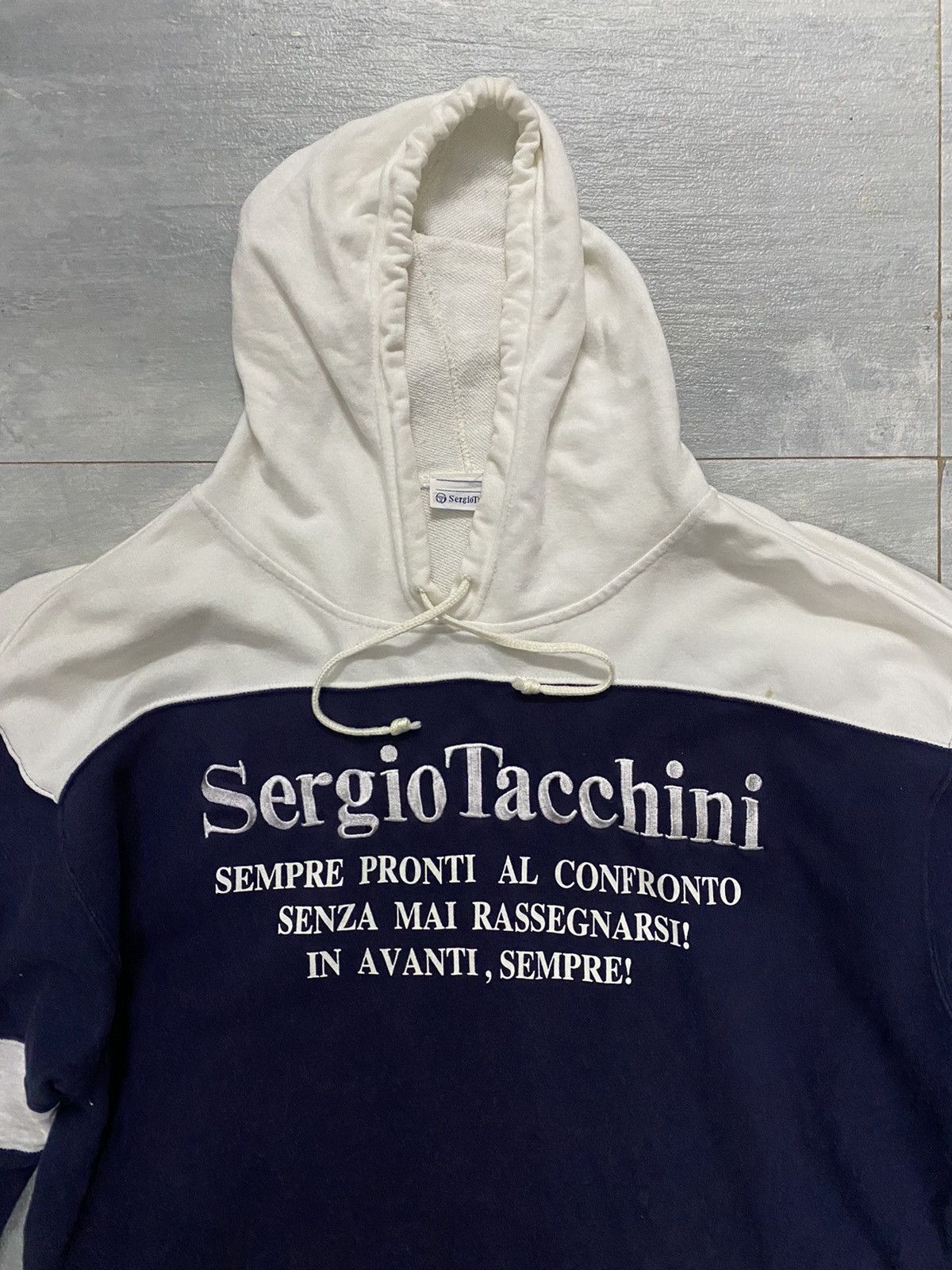 Sergio Tacchini VTG 90’s Sergio Tucchini Hoodie Size US L / EU 52-54 / 3 - 5 Thumbnail
