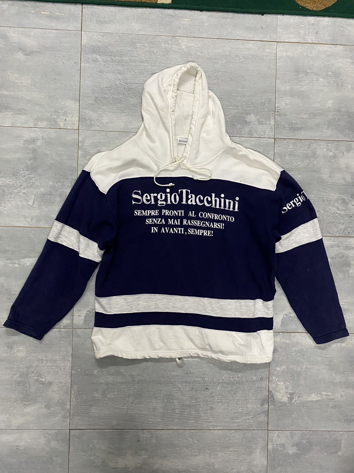 Sergio Tacchini VTG 90’s Sergio Tucchini Hoodie Size US L / EU 52-54 / 3 - 2 Thumbnail