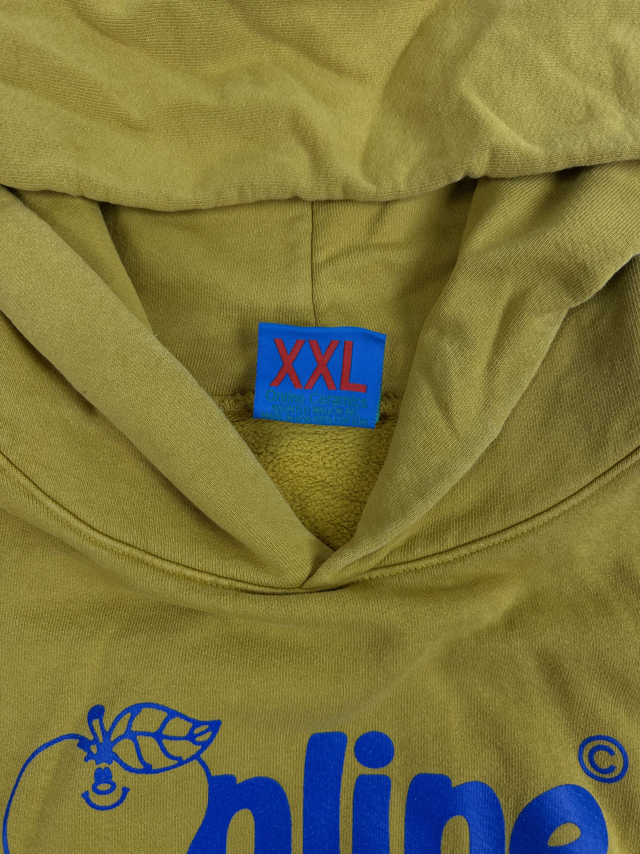 Online Ceramics Online Ceramics Apple Logo Hoodie Yellow Graphic Size US XXL / EU 58 / 5 - 6 Thumbnail