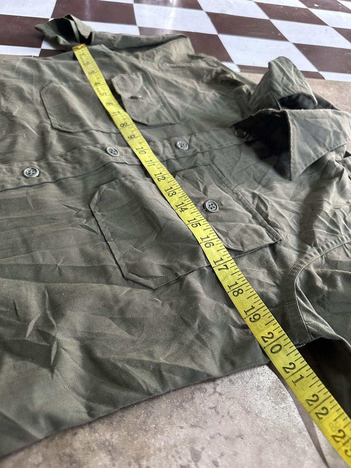 Vintage Vintage 90s Army military shirts Size US S / EU 44-46 / 1 - 3 Thumbnail