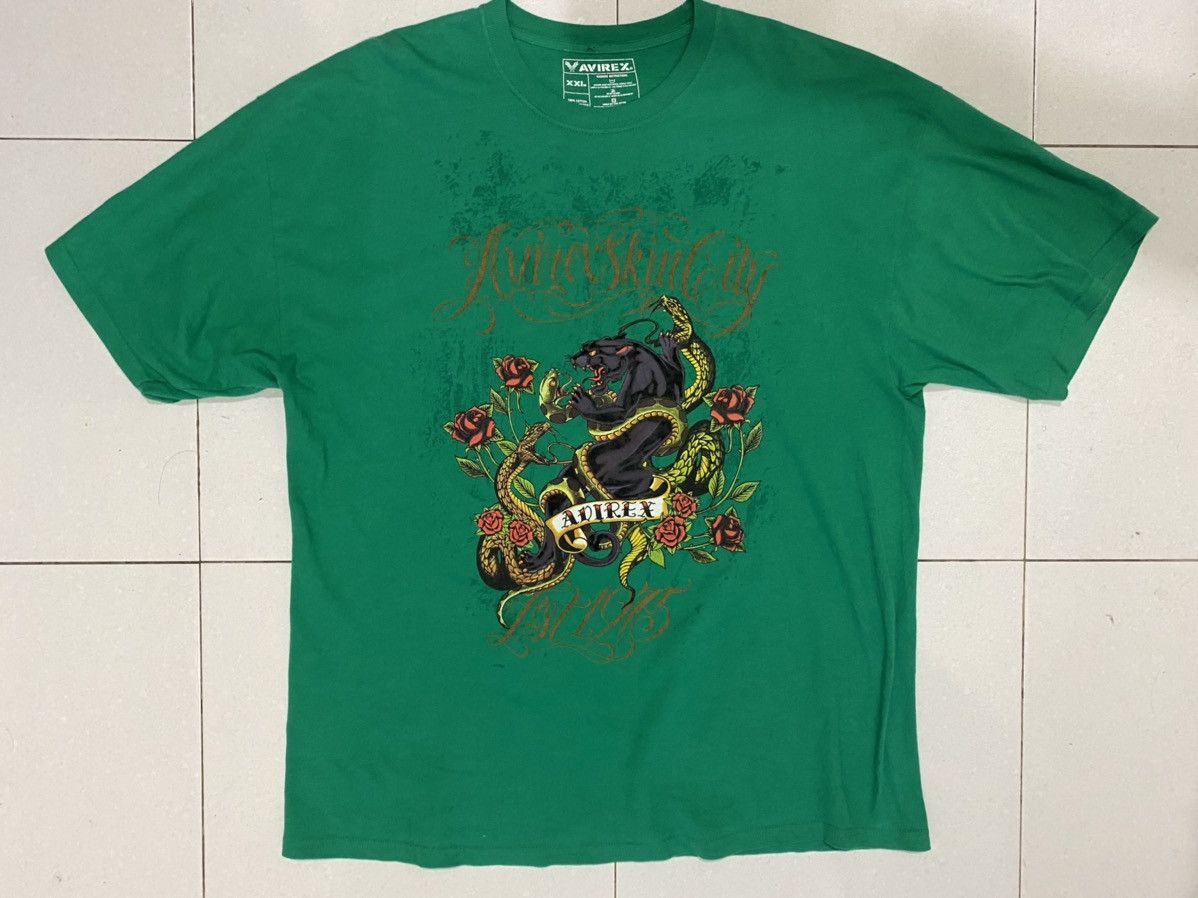 Avirex X Ed Hardy Full Printed Tee