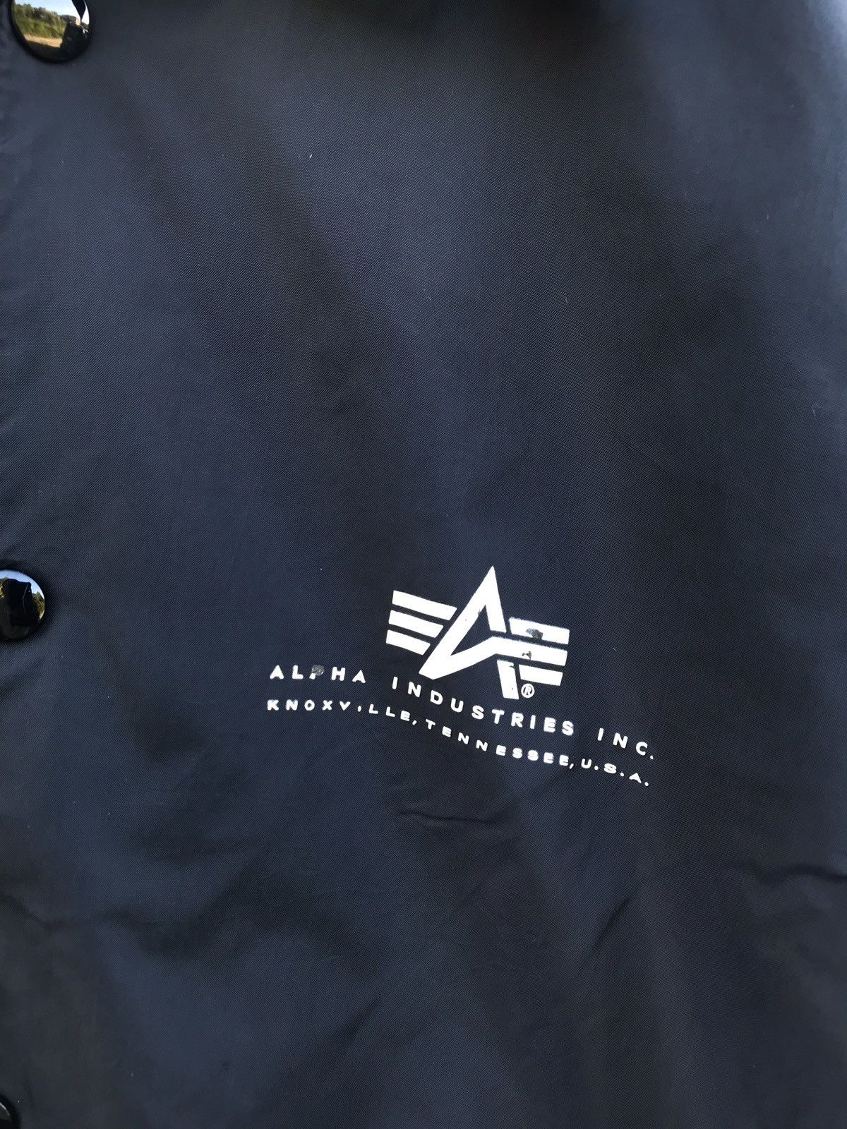 Alpha Industries Alpha Industries Black Light Jacket Snap Button Size US L / EU 52-54 / 3 - 4 Thumbnail