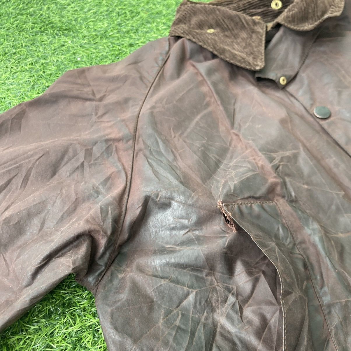 Barbour DISTRESSED BARBOUR BEDALE WAXED JACKET Size US XL / EU 56 / 4 - 14 Thumbnail