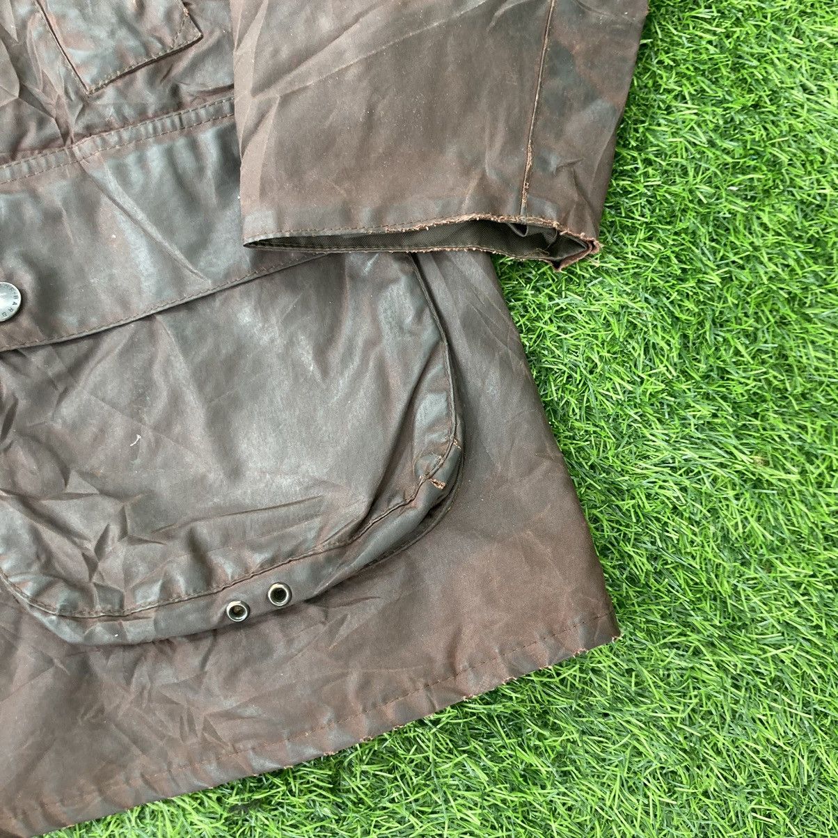 Barbour DISTRESSED BARBOUR BEDALE WAXED JACKET Size US XL / EU 56 / 4 - 6 Thumbnail