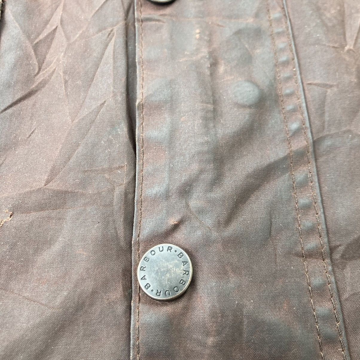 Barbour DISTRESSED BARBOUR BEDALE WAXED JACKET Size US XL / EU 56 / 4 - 7 Thumbnail