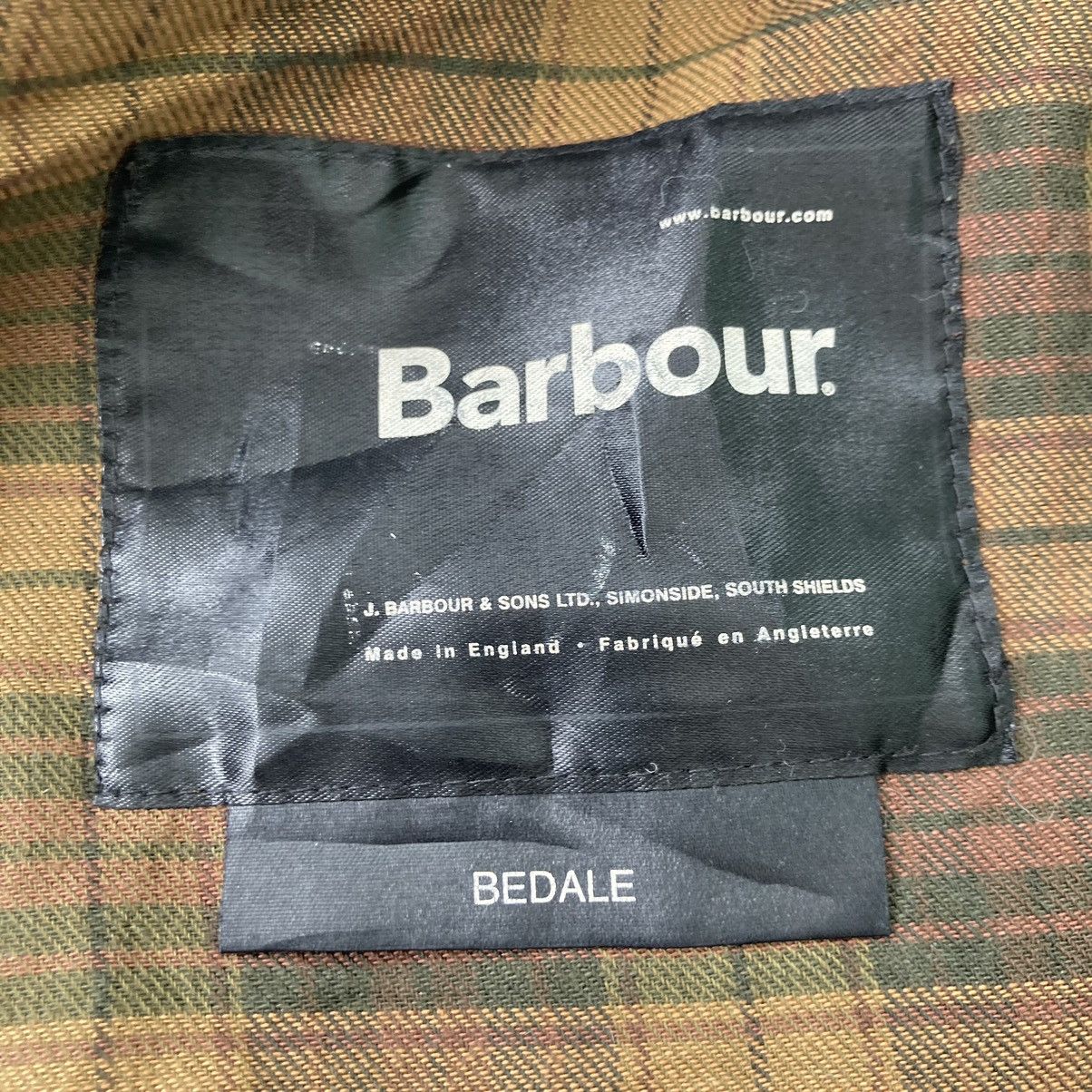 Barbour DISTRESSED BARBOUR BEDALE WAXED JACKET Size US XL / EU 56 / 4 - 17 Thumbnail