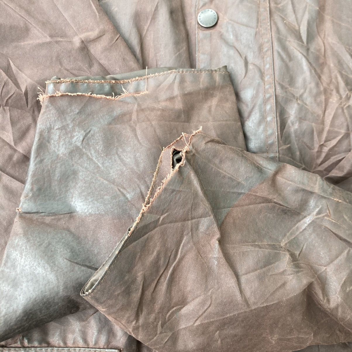 Barbour DISTRESSED BARBOUR BEDALE WAXED JACKET Size US XL / EU 56 / 4 - 16 Thumbnail