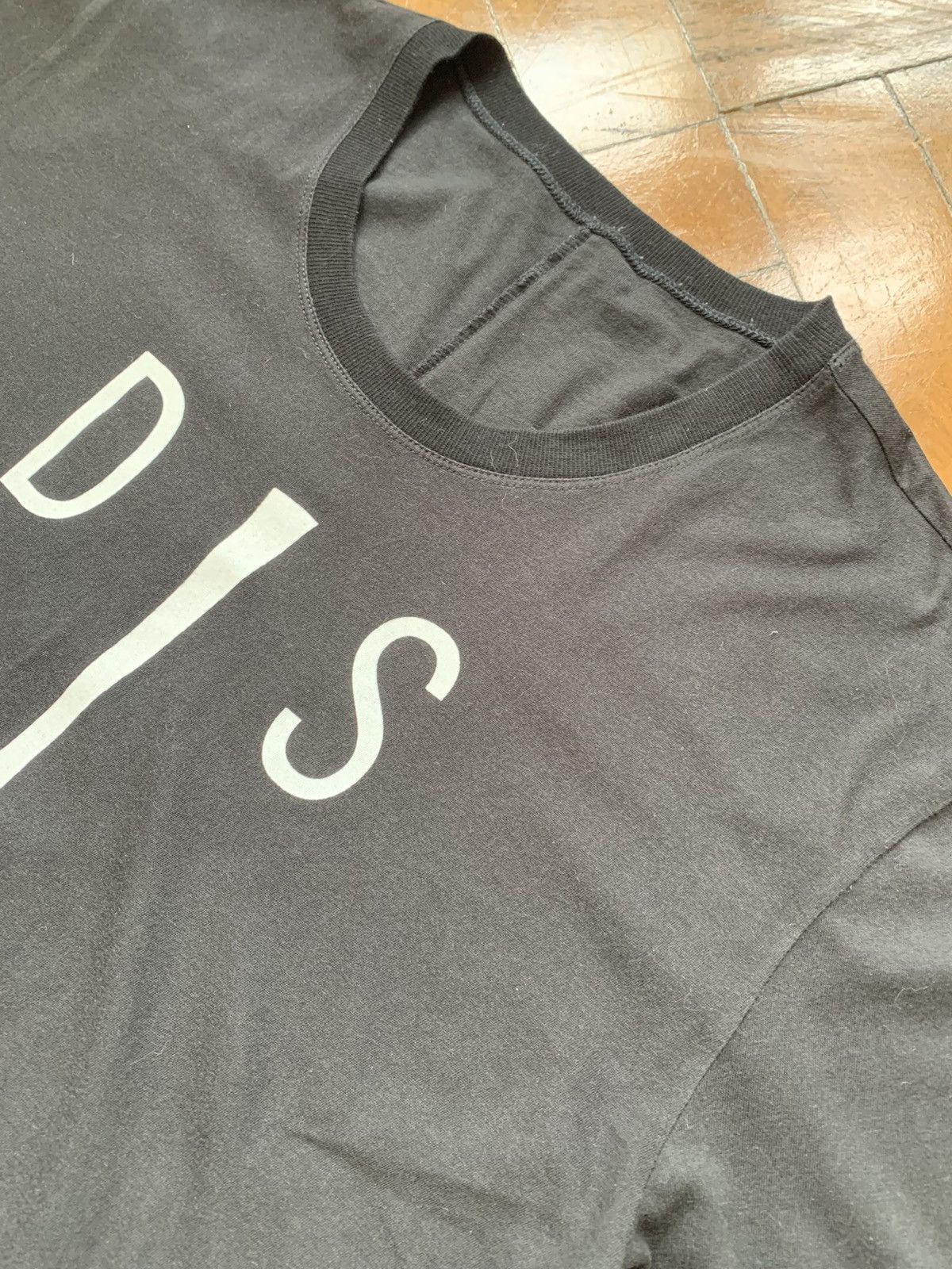 Silent By Damir Doma Damir Doma Black cotton longline print detail t-shirt Size US M / EU 48-50 / 2 - 5 Thumbnail