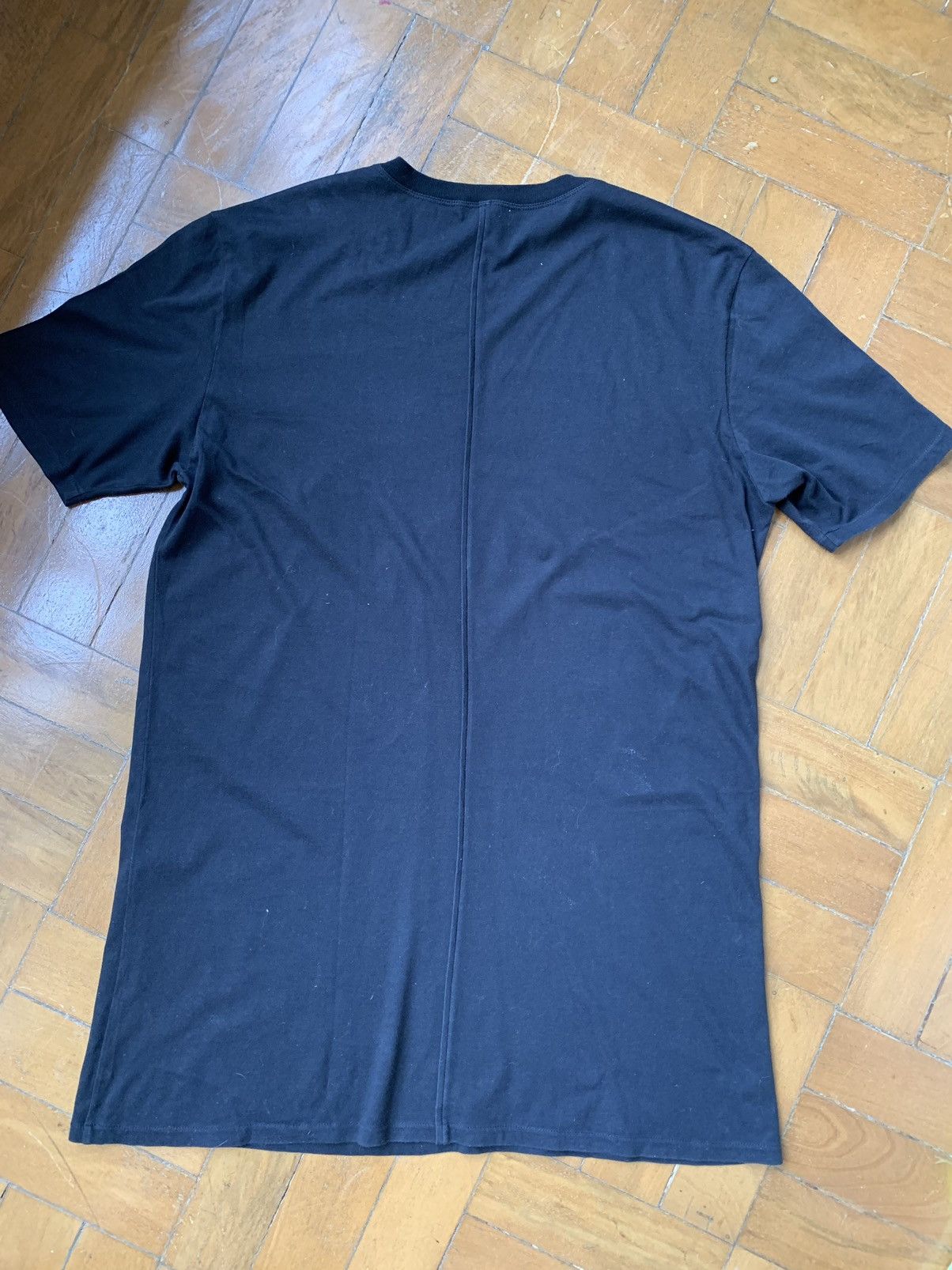 Silent By Damir Doma Damir Doma Black cotton longline print detail t-shirt Size US M / EU 48-50 / 2 - 7 Thumbnail