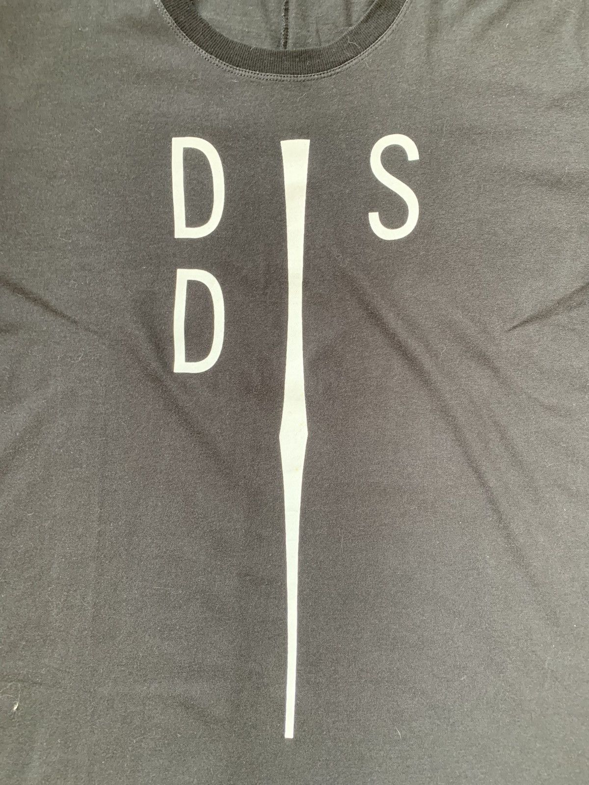 Silent By Damir Doma Damir Doma Black cotton longline print detail t-shirt Size US M / EU 48-50 / 2 - 4 Thumbnail