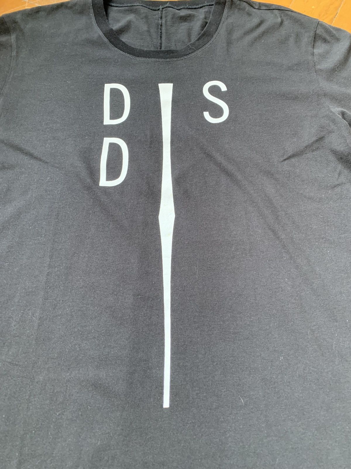 Silent By Damir Doma Damir Doma Black cotton longline print detail t-shirt Size US M / EU 48-50 / 2 - 3 Thumbnail
