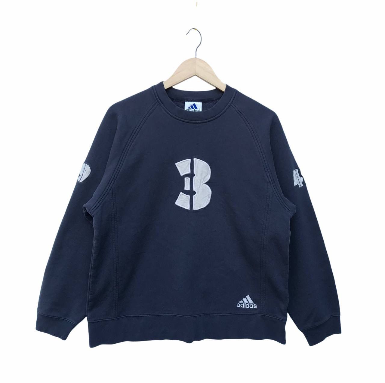 Vintage Vintage 90s Adidas Sweatshirt Size US M / EU 48-50 / 2 - 1 Thumbnail