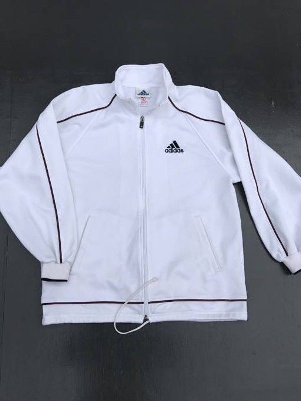 Vintage Adidas Trainer Jacket Adidas Streetwear Hip Hop Sweater Size US M / EU 48-50 / 2 - 1 Thumbnail