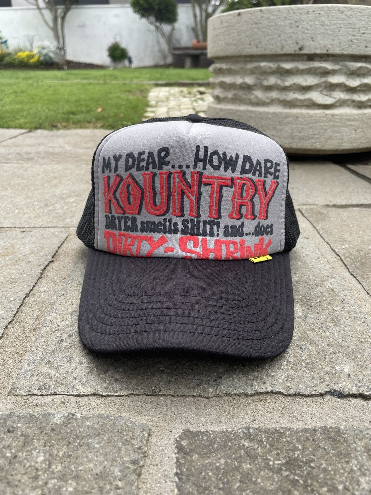 S/S 2023 Dirty Shrink Kapital Kountry Trucker Hat Grey/Black