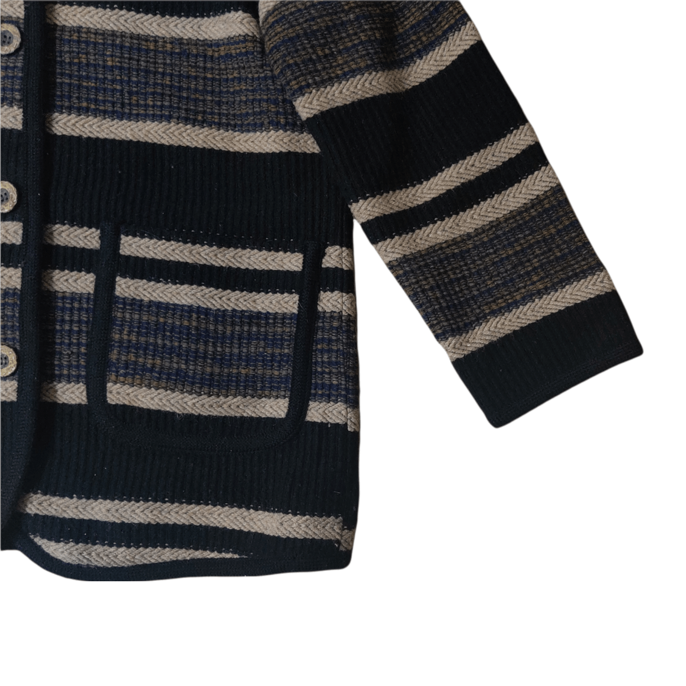 Autumn Cashmere Vintage Wool And Cahsmere Knitted Jacket Size US M / EU 48-50 / 2 - 4 Thumbnail