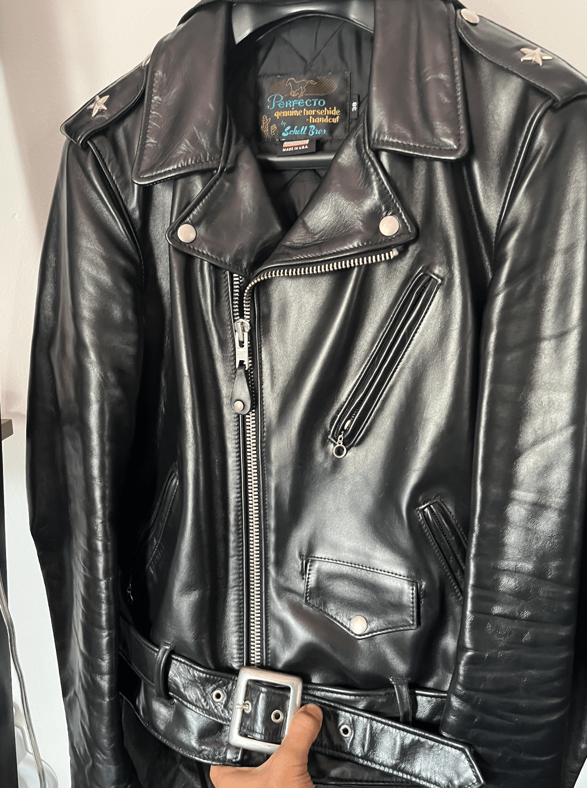 Schott 613SH Perfecto One-Star Motorcycle Jacket HORSEHIDE | Grailed