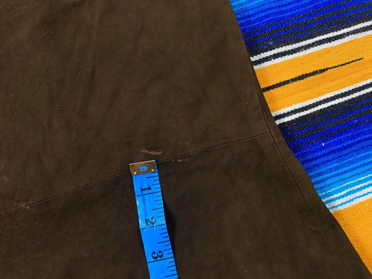 Polo Ralph Lauren Polo Ralph Lauren Genuine Suede Leather S kirt Size 31" - 5 Thumbnail