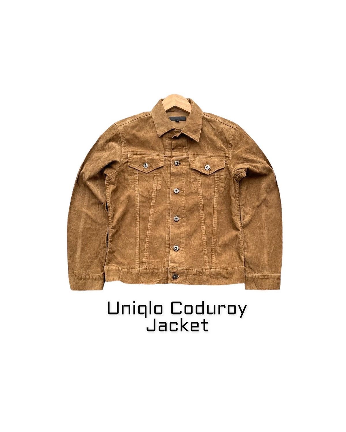 Japanese Brand Uniqlo Coduroy Jacket Size US S / EU 44-46 / 1 - 1 Thumbnail