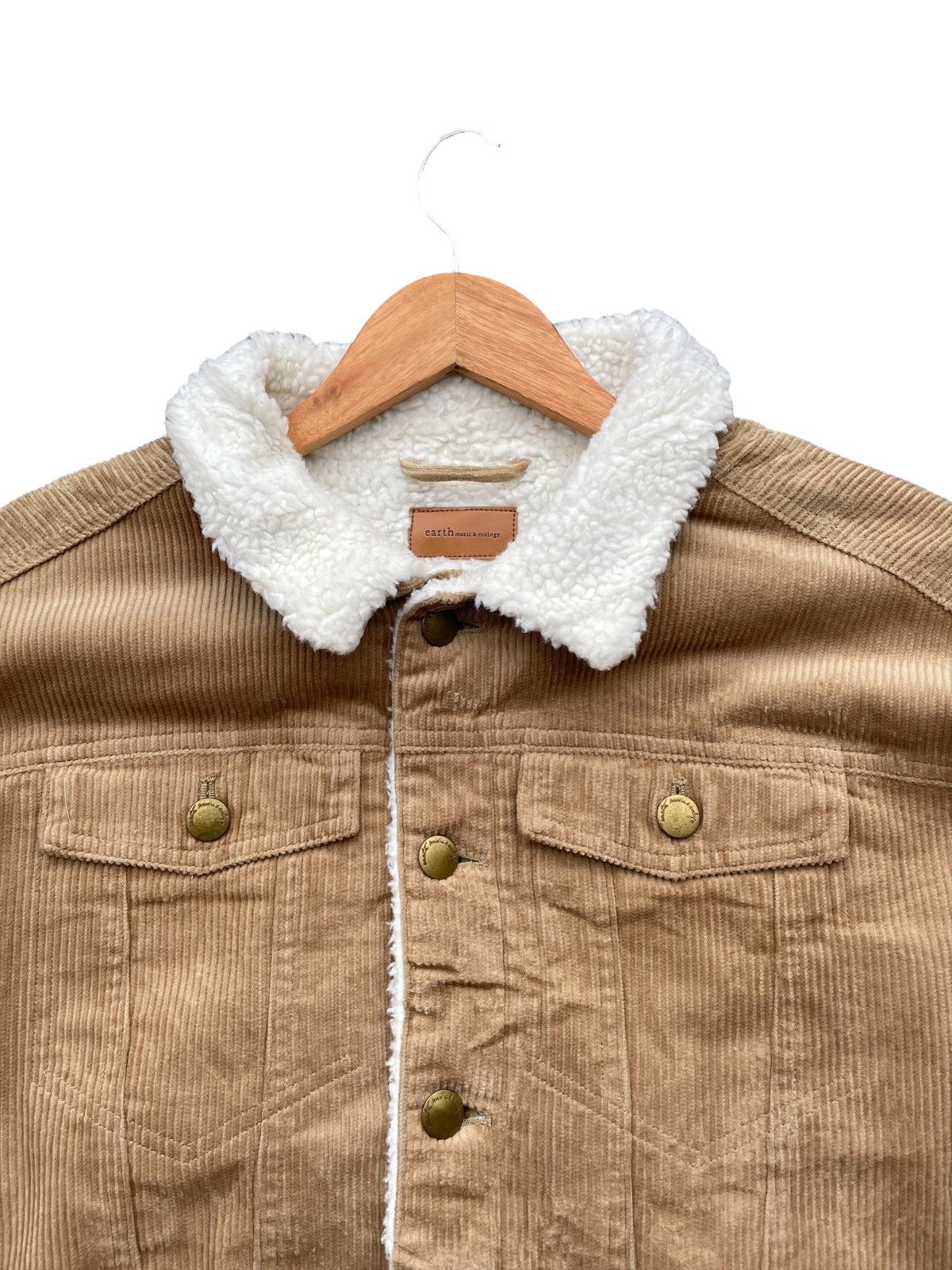 Japanese Brand Earth Music & Ecology Coduroy Jacket Size US L / EU 52-54 / 3 - 6 Thumbnail