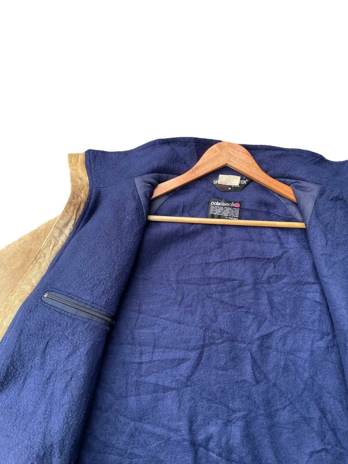Vintage Vintage Sportsmaster Polarfleece Coduroy Jacket Size US XL / EU 56 / 4 - 7 Thumbnail