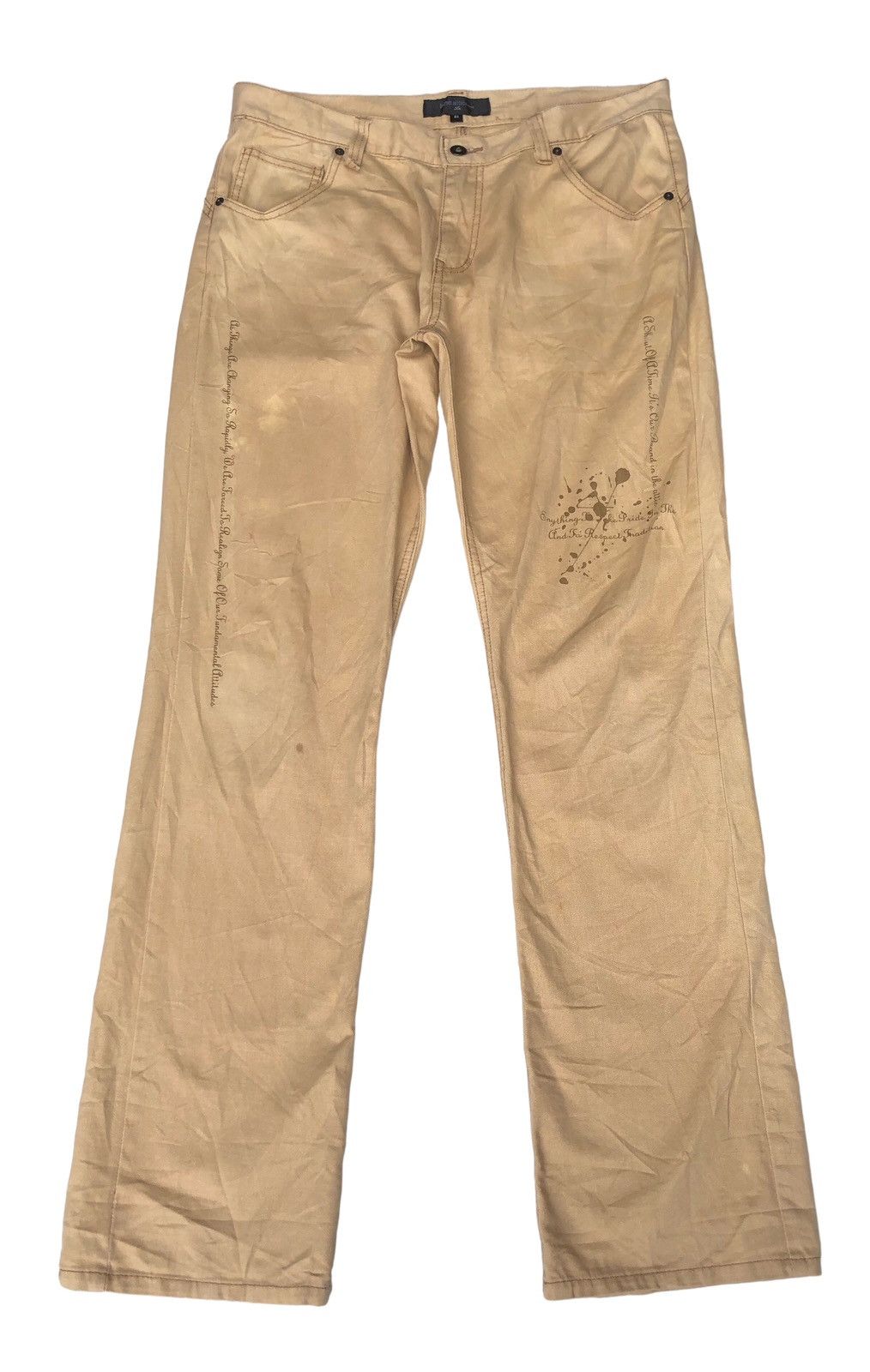 🔥Japanese In The Artic Letter Flare Pants 🔥