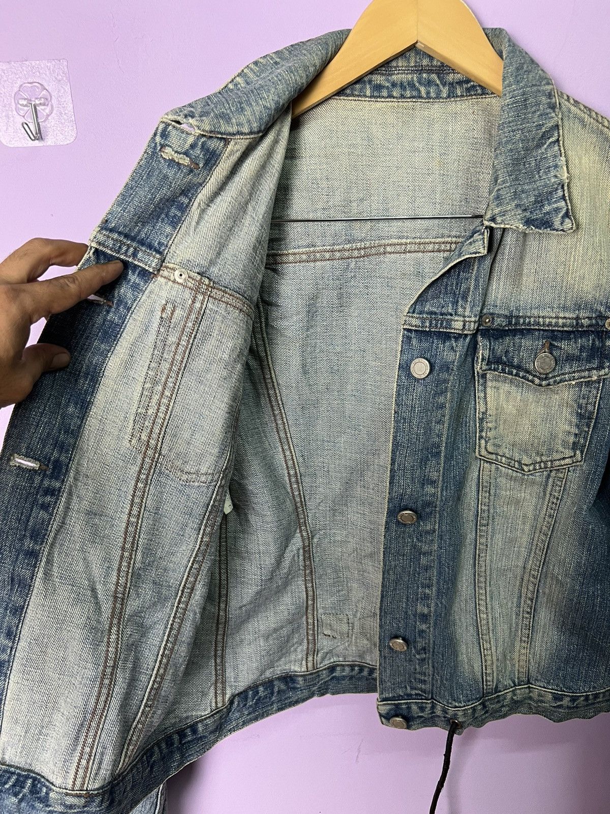 Neil Barrett 🔥Rare Neil Barret Made in Italy Denim Jacket Size M / US 6-8 / IT 42-44 - 14 Thumbnail