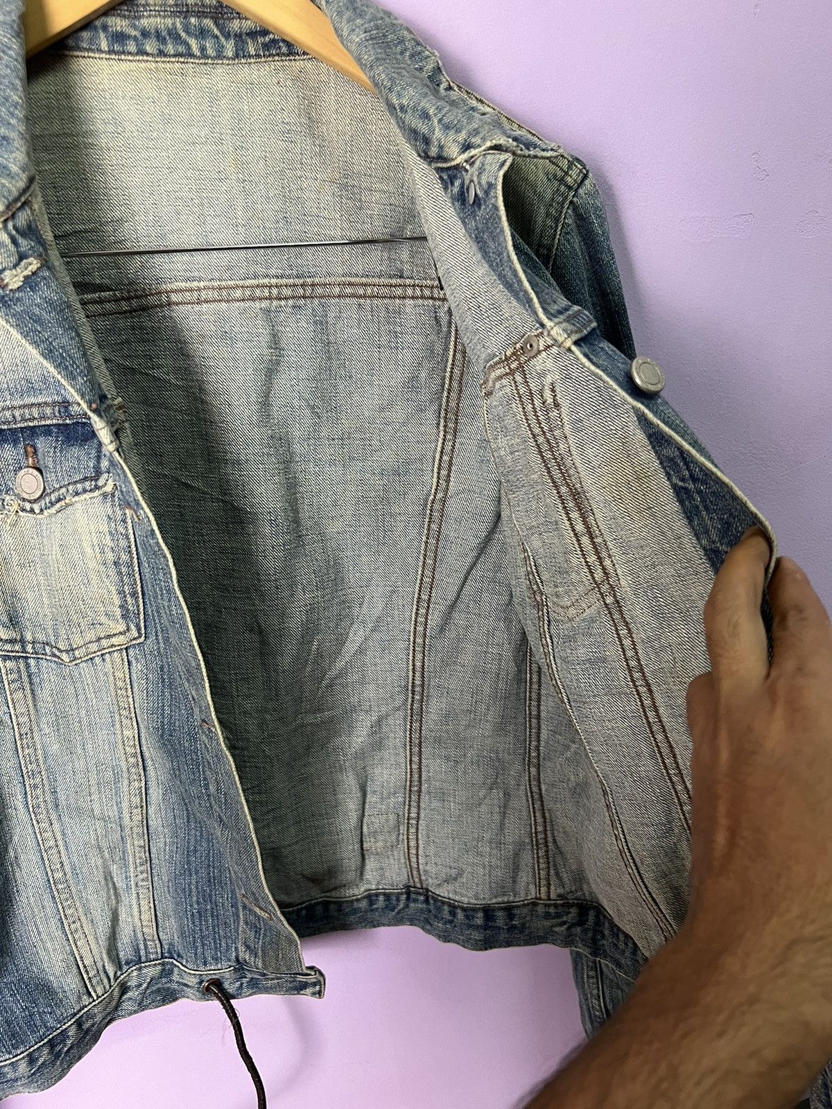 Neil Barrett 🔥Rare Neil Barret Made in Italy Denim Jacket Size M / US 6-8 / IT 42-44 - 15 Thumbnail