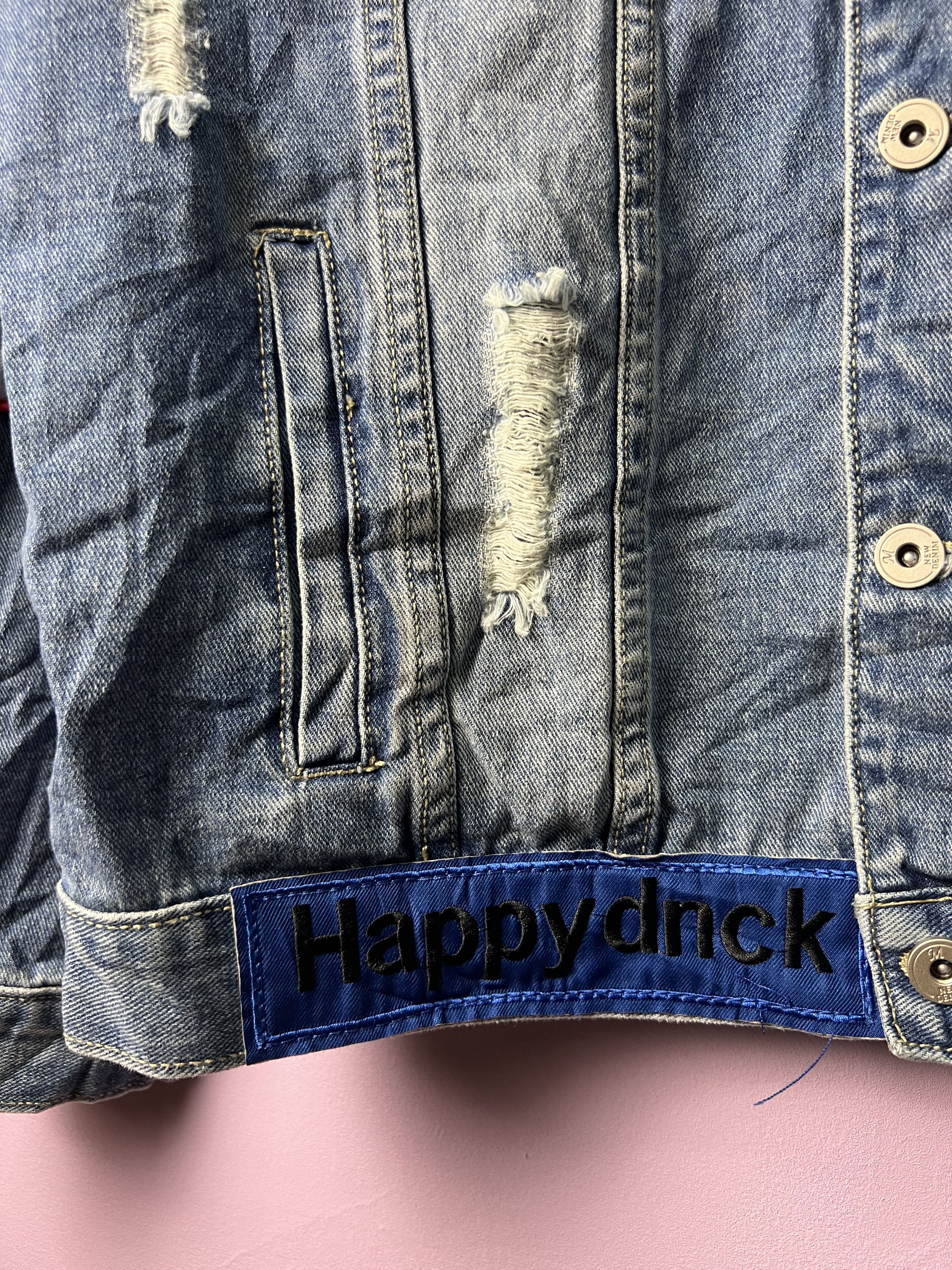 Japanese Brand 🔥Rare New Denim Patches Distressed Denim Jackets Size US M / EU 48-50 / 2 - 7 Thumbnail