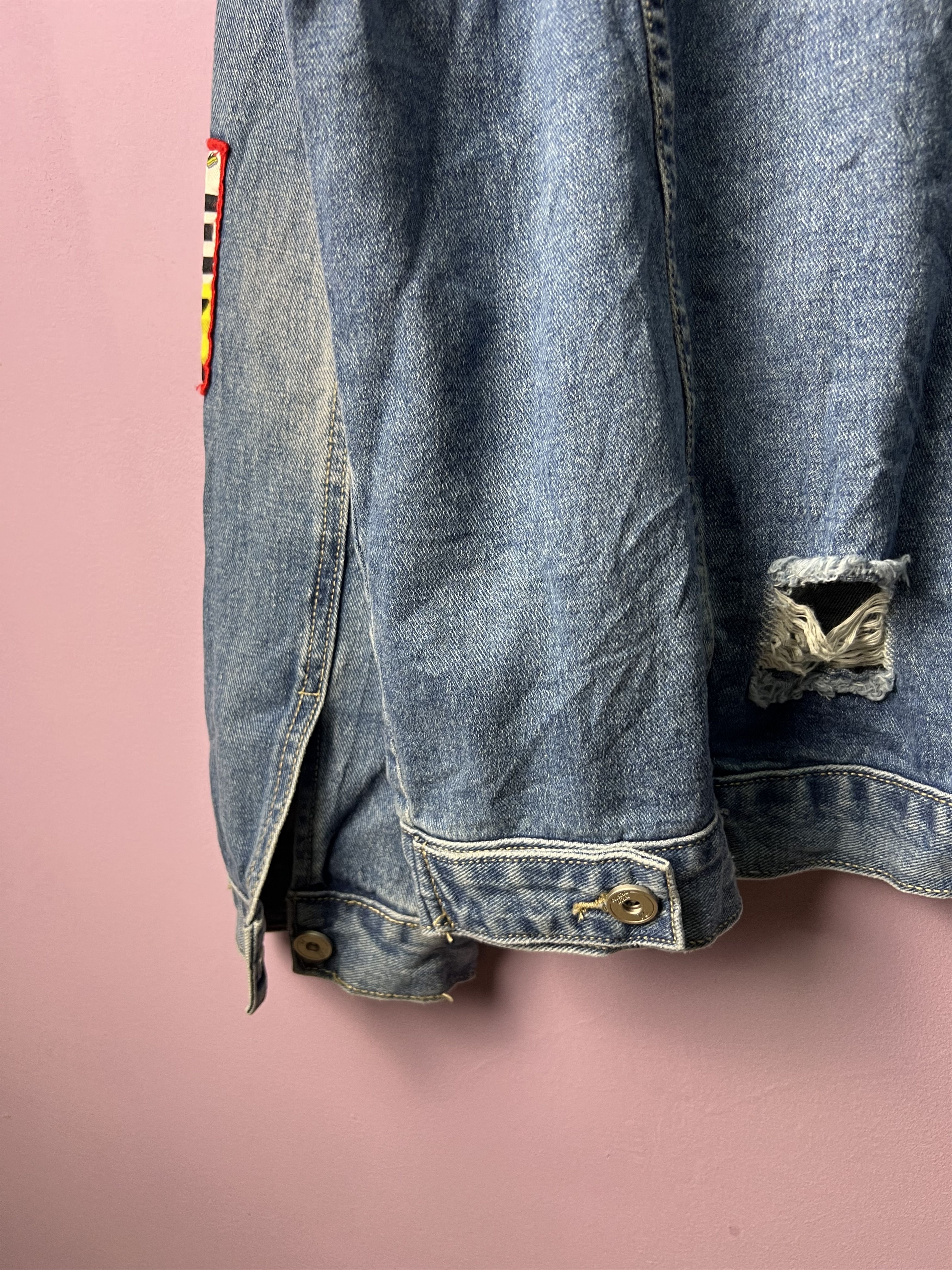 Japanese Brand 🔥Rare New Denim Patches Distressed Denim Jackets Size US M / EU 48-50 / 2 - 13 Thumbnail