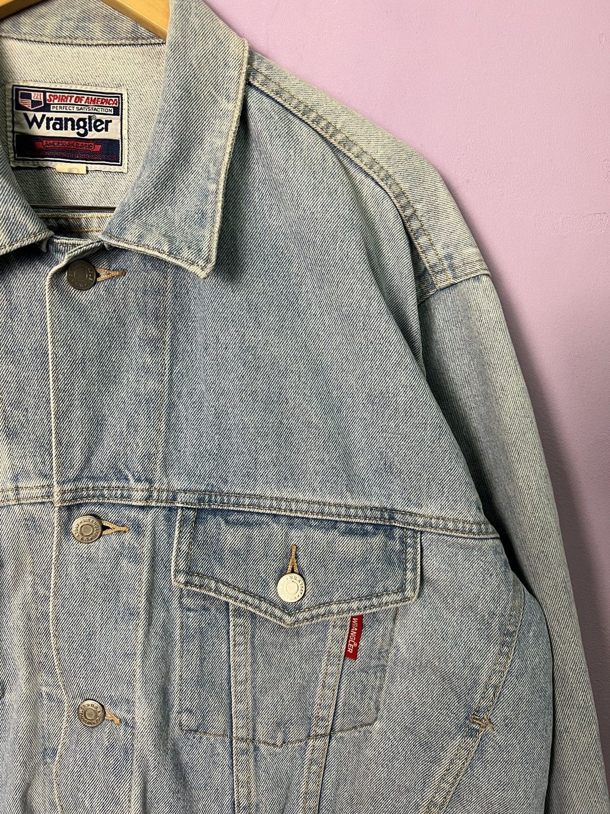 Wrangler 🔥Vintage Wrangler Denim Trucker Size US XL / EU 56 / 4 - 7 Thumbnail